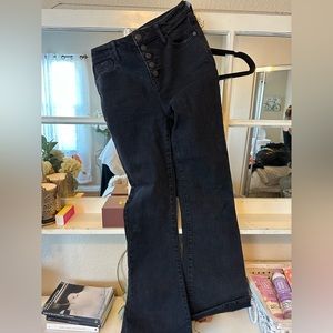 High waisted flare jeans